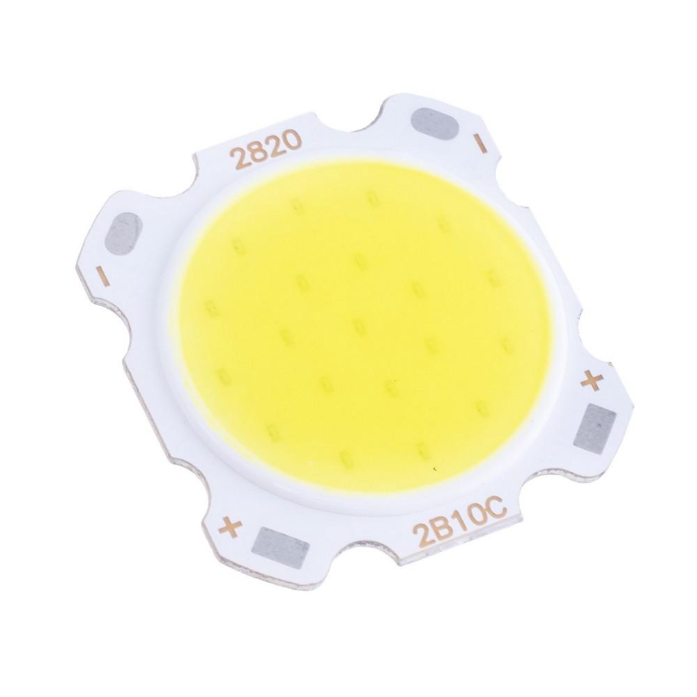 Світлодіод COB 1313 10W 6500K, 250mA(Max) @ DC 30-32V, 900-1000LM, 24x22mm Світлодіод COB 1313 10W 6500K, 250mA(Max) @ DC 30-32V, 900-1000LM, 24x22mm