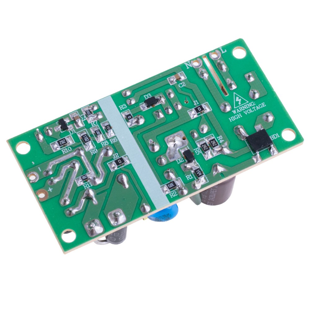Драйвер для світлодіодів 10W без корпуса, DC 5V @ 2A, AC 180-240V, 65x33x21mm