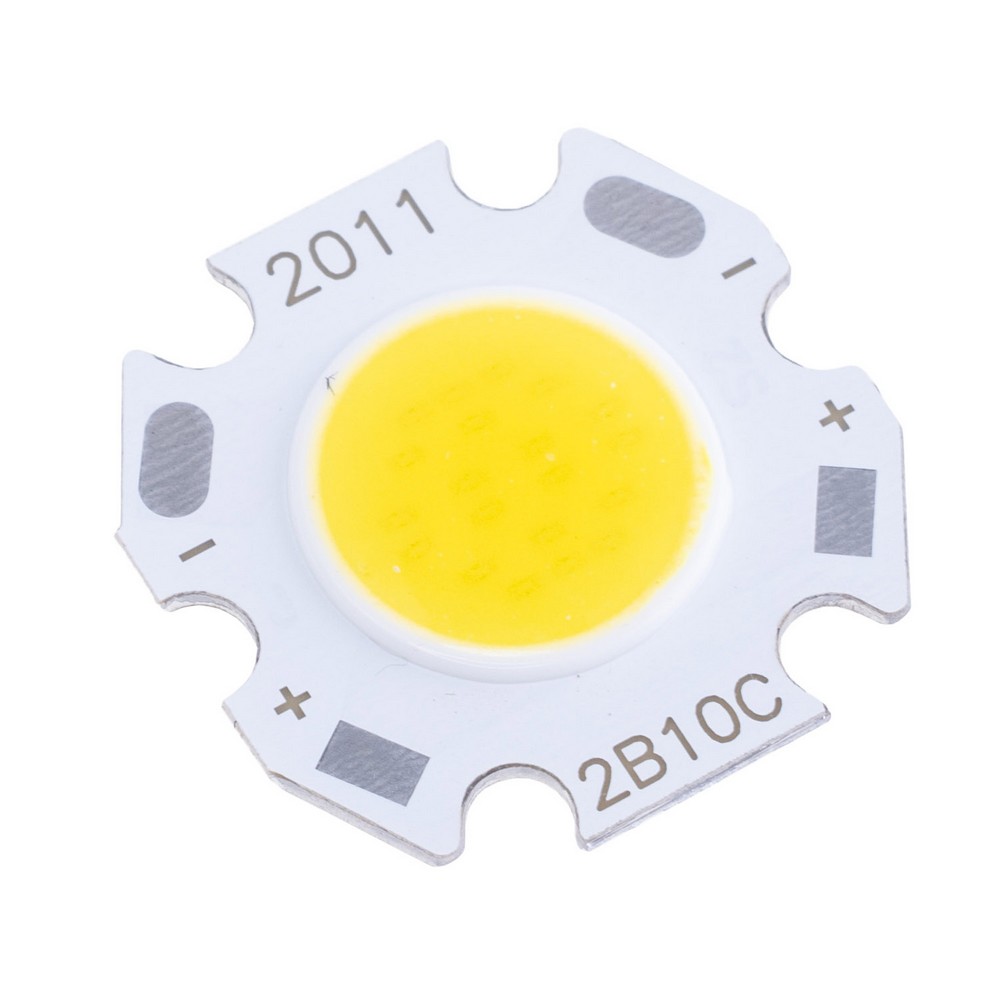 Світлодіод COB 1313 10W 4000K, 250mA(Max) @ DC 30-32V, 900-1000LM, 20x20mm Світлодіод COB 1313 10W 4000K, 250mA(Max) @ DC 30-32V, 900-1000LM, 20x20mm