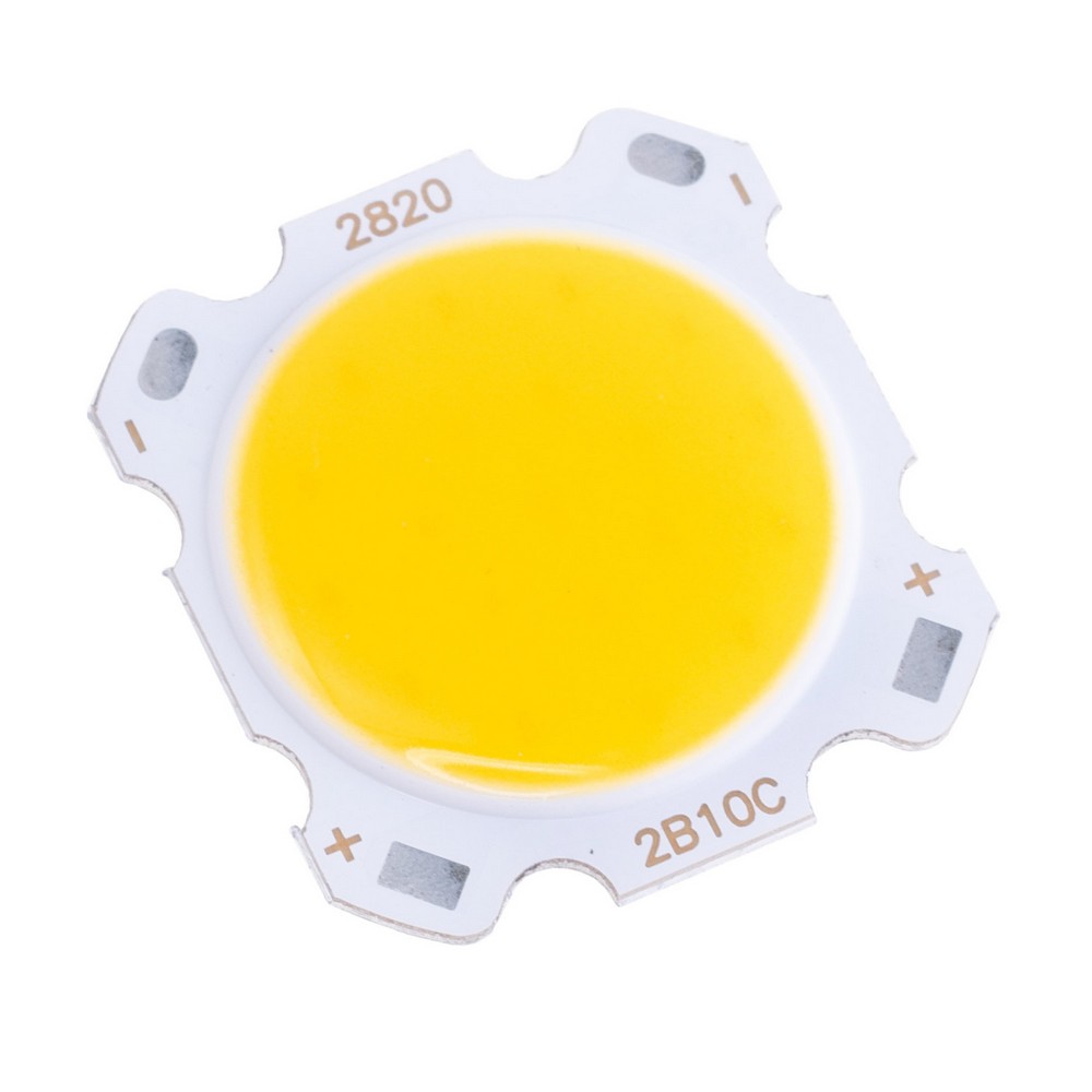 Світлодіод COB 1313 10W 3000K, 250mA(Max) @ DC 30-32V, 900-1000LM, 24x22mm Світлодіод COB 1313 10W 3000K, 250mA(Max) @ DC 30-32V, 900-1000LM, 24x22mm