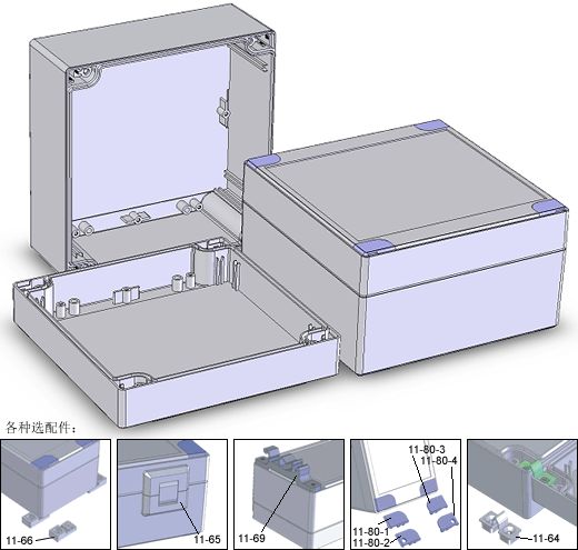 11-60 (Sanhe, Gehause, Plastik, 160x160x90mm)