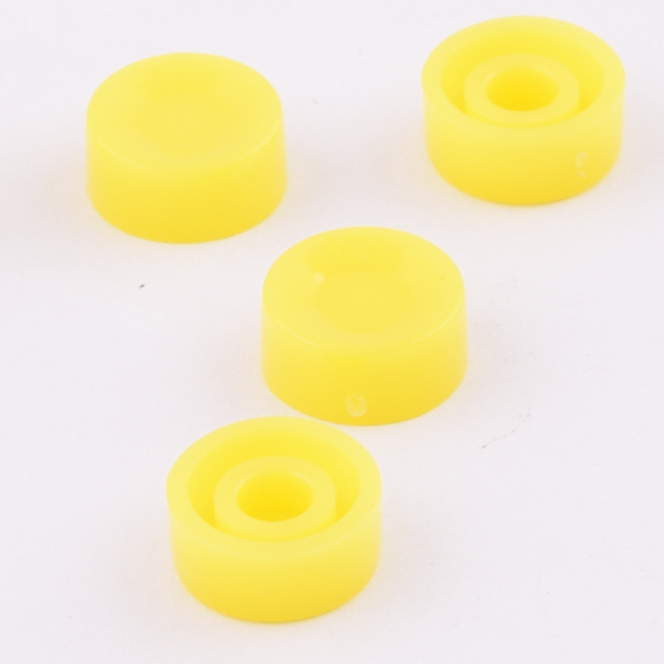 Колпачек на кнопку, D=10 (внутр. d=3,4мм), желтый