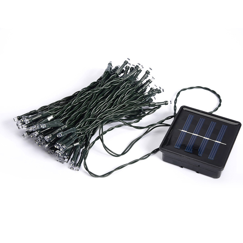 Strassen LED-Girlande mit einem Sonnenkollektor, 12 m Strassen LED-Girlande mit einem Sonnenkollektor, 12 m