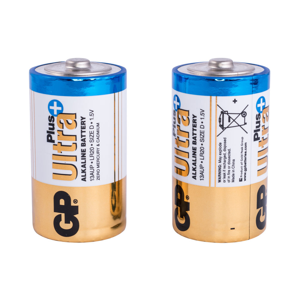 Batterie 13AUP alkalische, LR20, D, 1.5V GP