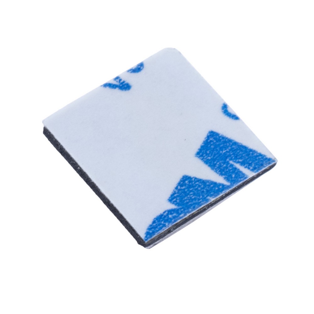 Ніжка самоклейна 12,7х12,7x6,5mm чорна KTT1307 Ніжка самоклейна 12,7х12,7x6,5mm чорна KTT1307