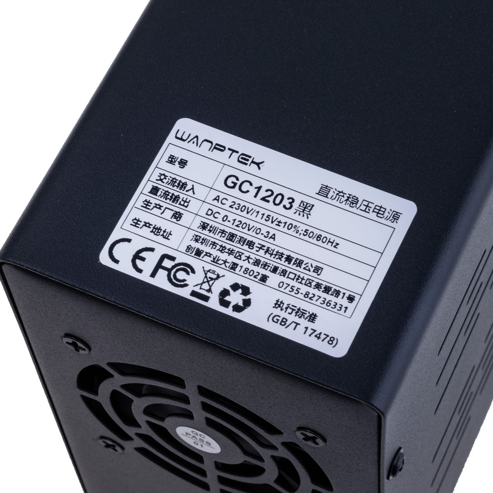 Labornetzteil einkanalig 120V/3A, GC1203