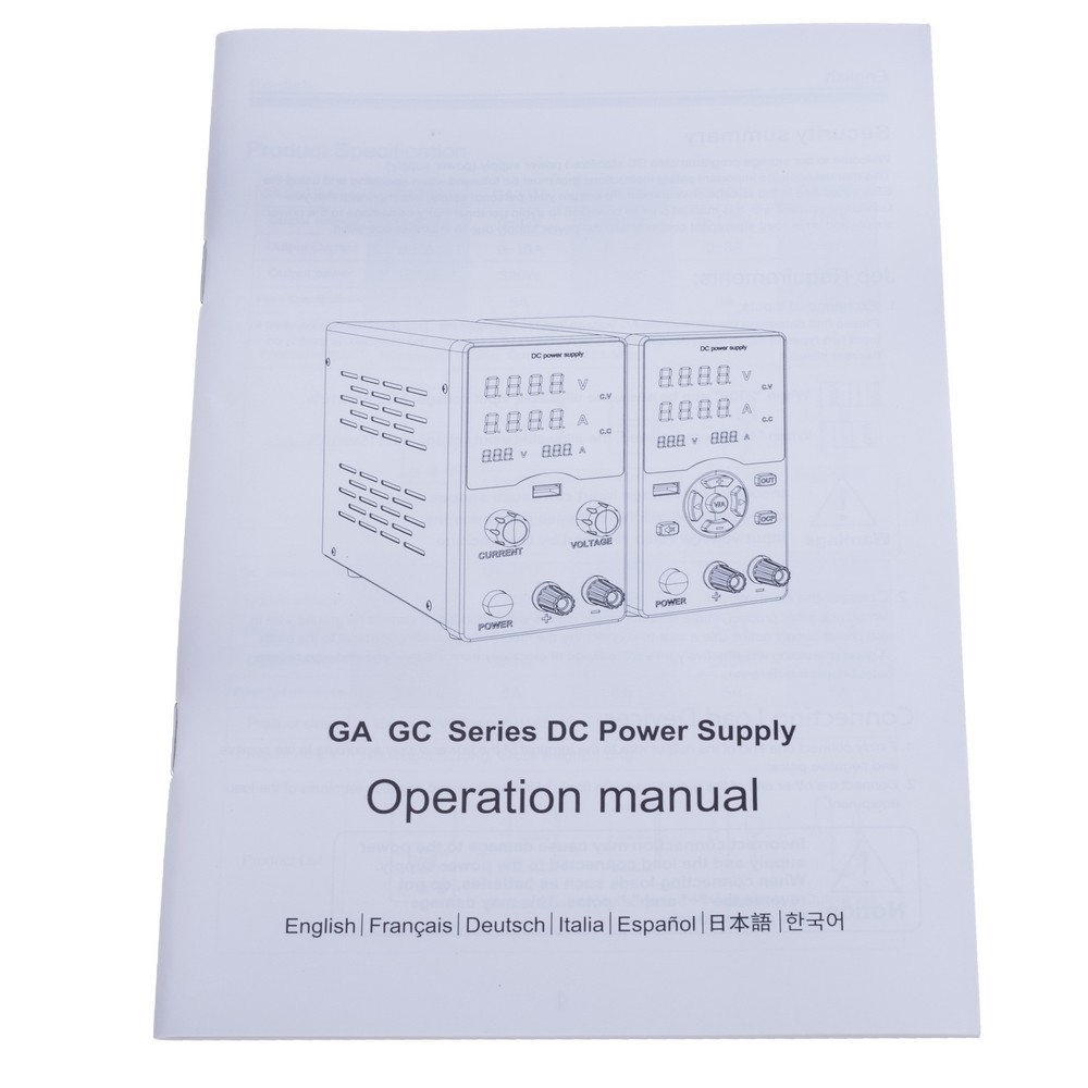 Labornetzteil einkanalig 120V/3A, GC1203