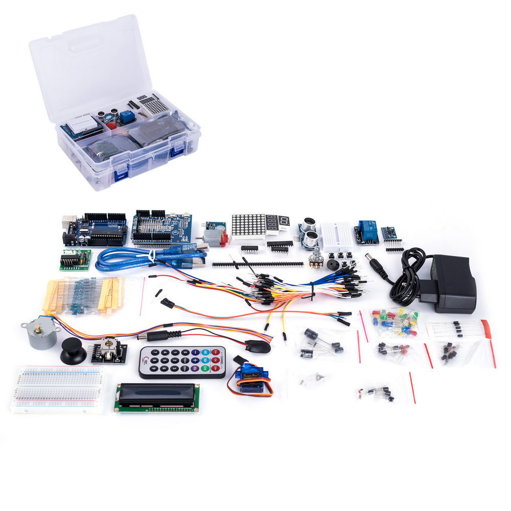 Arduino UNO R3 Starterkit mit dem Netzteil Arduino UNO R3 Starterkit mit dem Netzteil