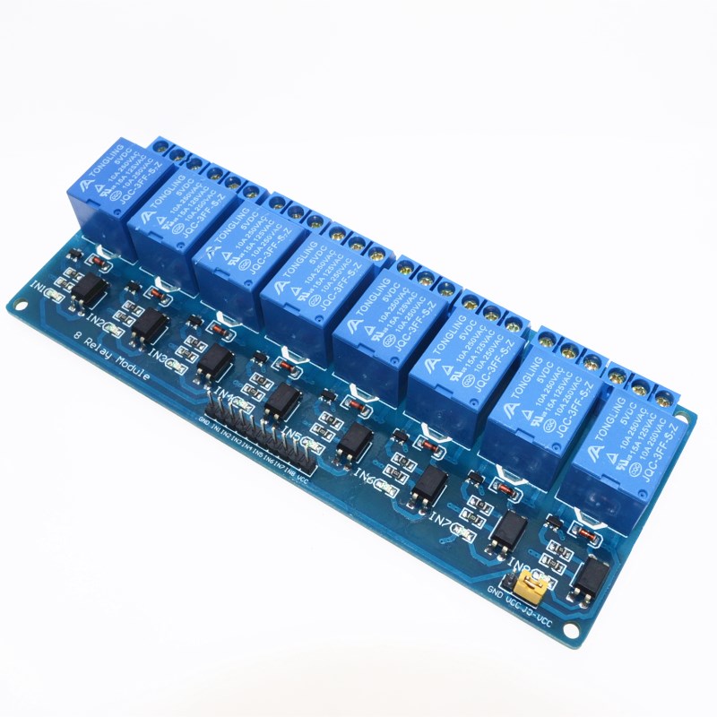 Einheit Relais 8 Kanäle für Arduino