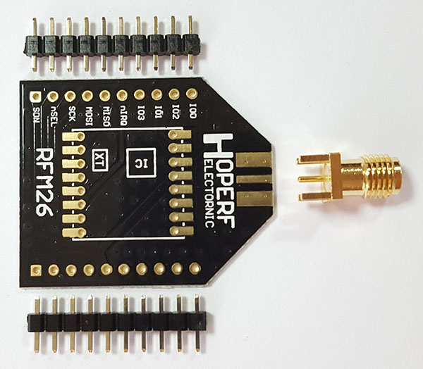 HopeDuino адаптер для радиомодуля RFM26W