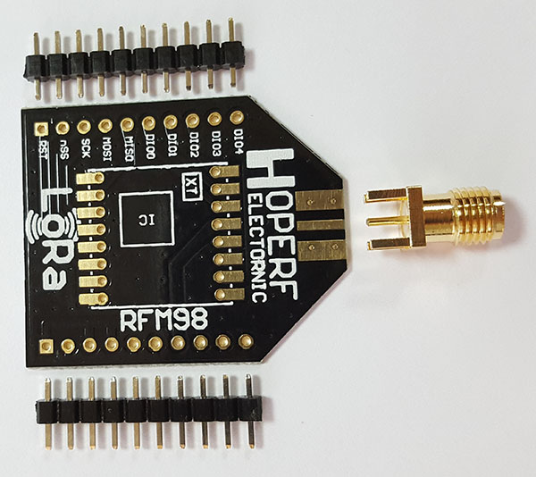 HopeDuino адаптер для радиомодуля RFM98W HopeDuino адаптер для радиомодуля RFM98W