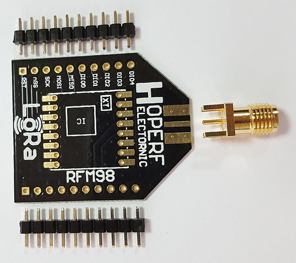 HopeDuino адаптер для радиомодуля RFM98W