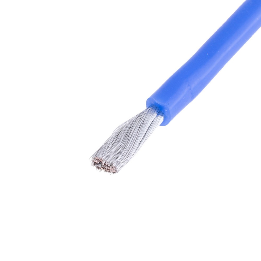 Силіконовий провід 12AWG (3.5mm²-680/0.08TS) синій