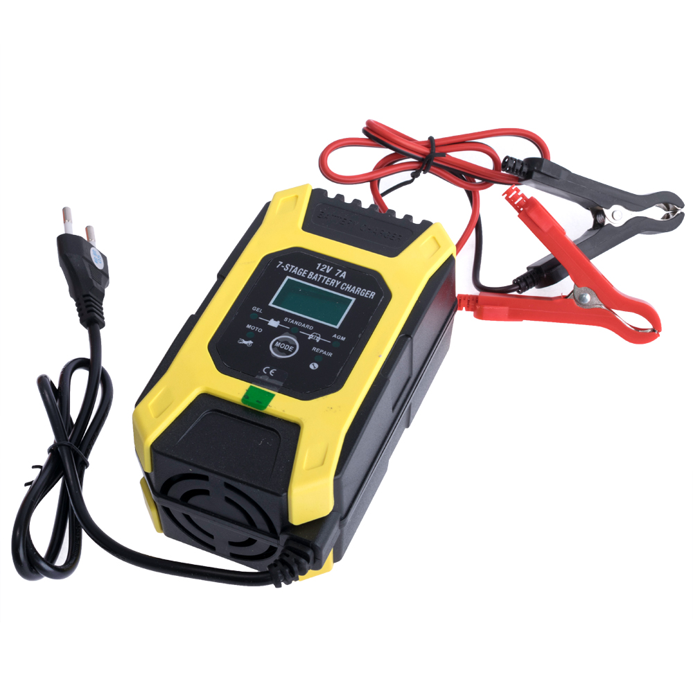 Зарядное устройство 12V / 7A для свинцово-кислотных аккумуляторов (FBC1207D - Foxsur) Зарядное устройство 12V / 7A для свинцово-кислотных аккумуляторов (FBC1207D - Foxsur)