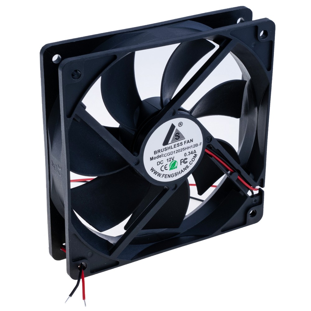 Вентилятор 120x120x25 , 12VDC, CGD12025HH12-B-typeF