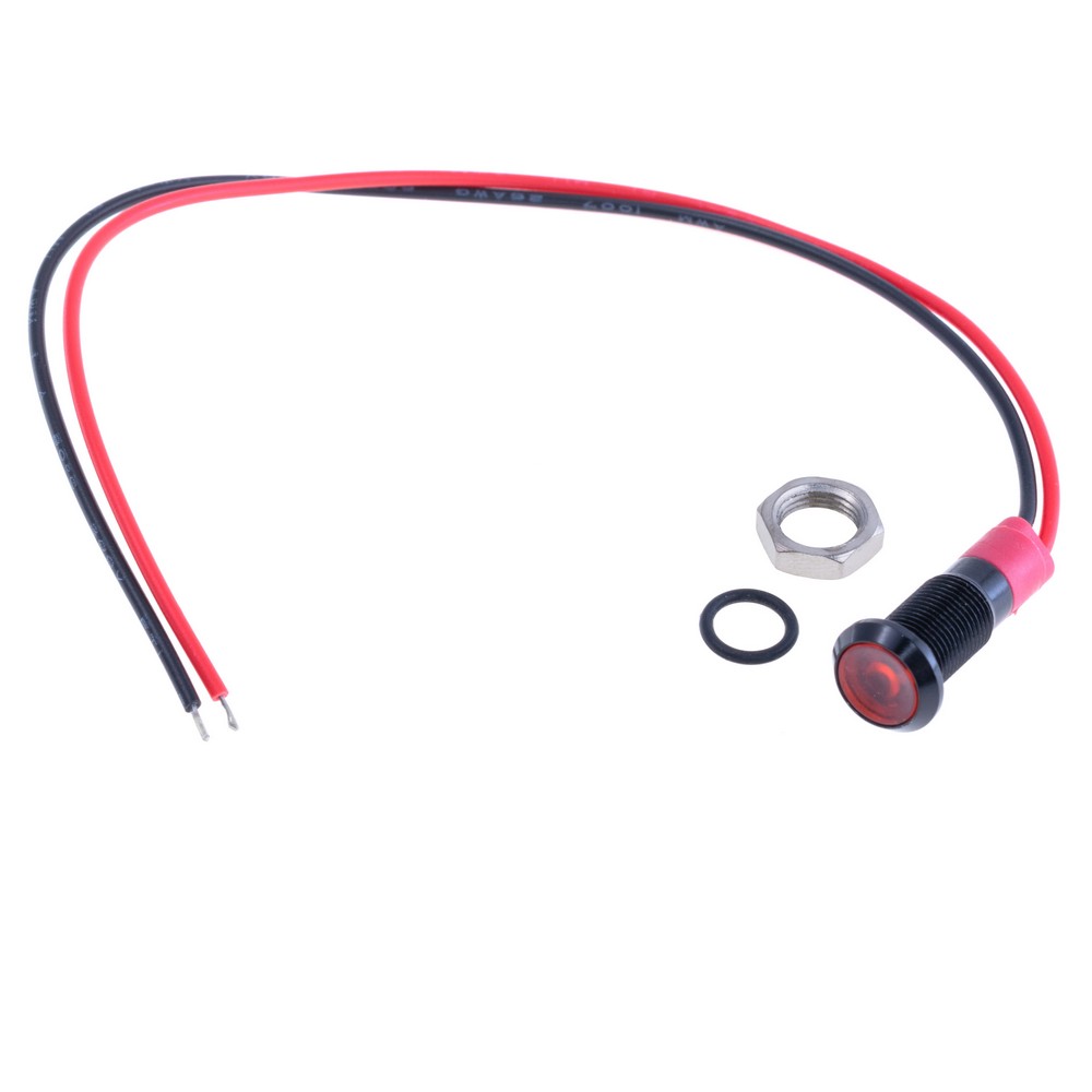 Індикаторна лампа 12V червона GQ6F-DW/A