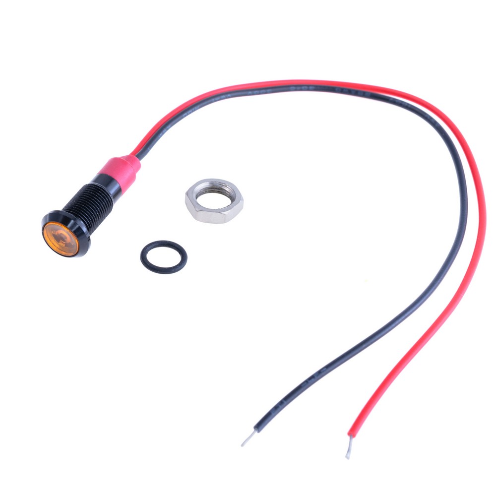 Індикаторна лампа 12V жовта GQ6F-DW/A