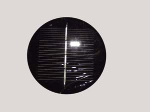 Solarmodul, 0,32 W  D=94 mm, Dicke=2,5 mm (Einkristall)
