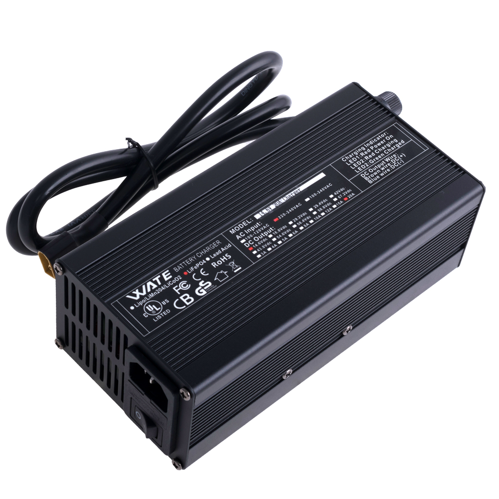 Зарядное устройство 14.6V / 20A для LiFePO4 аккумуляторов (WATE-1420S, Wate)