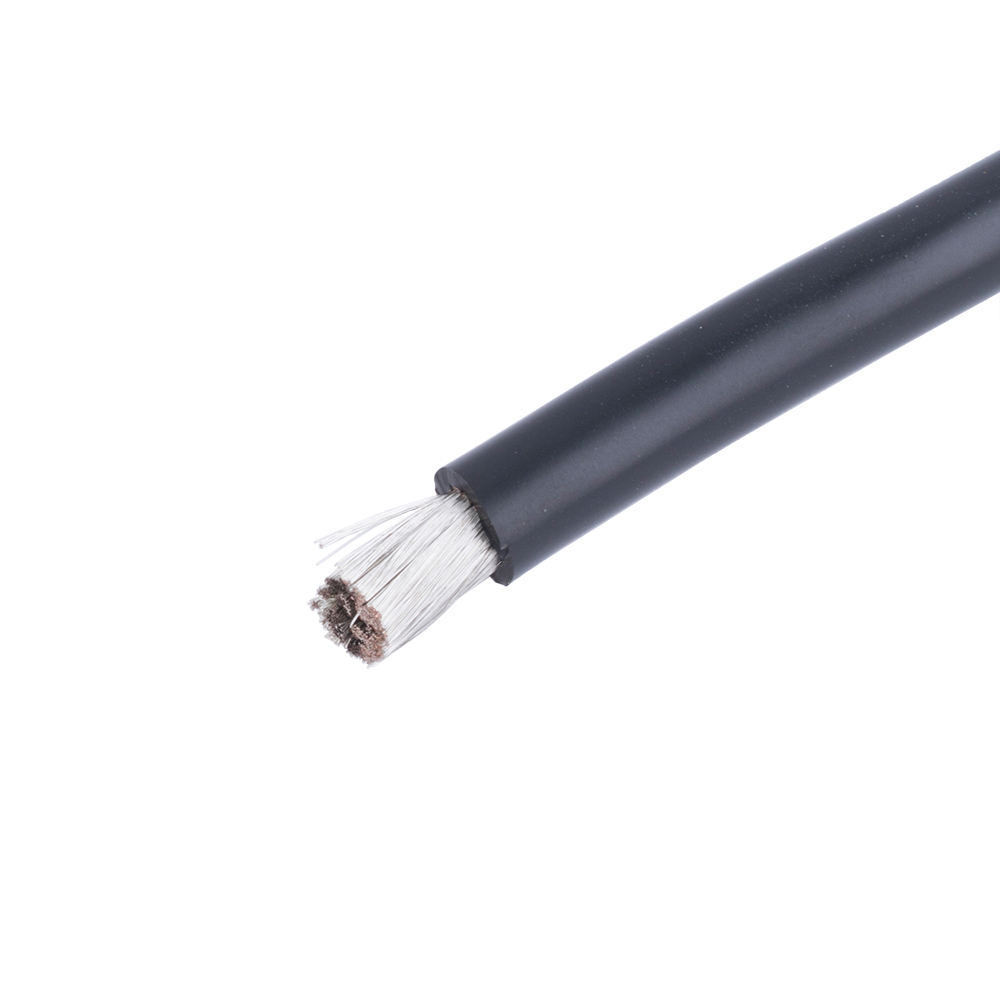 Silicone-8AWG (8.3mm2-1650/0.08TS) SCHWARZ