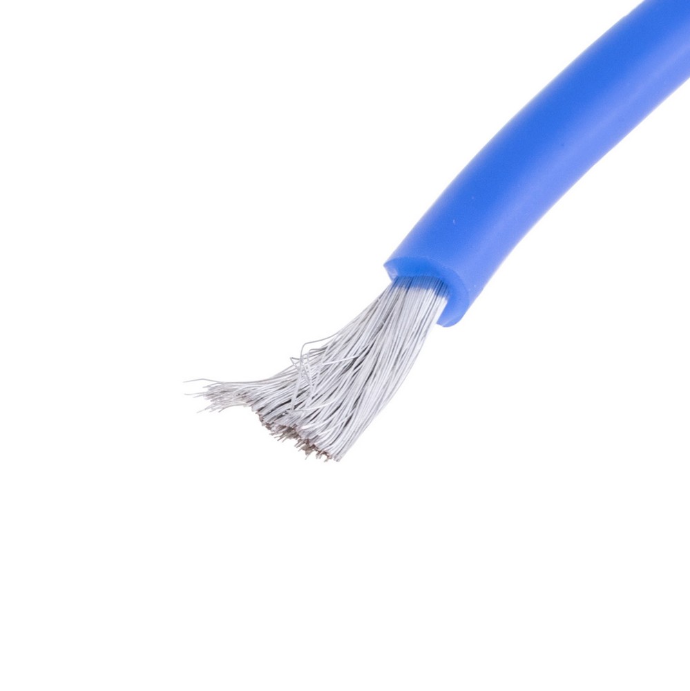 Силіконовий провід 14AWG (2.0mm²-400/0.08TS) синій