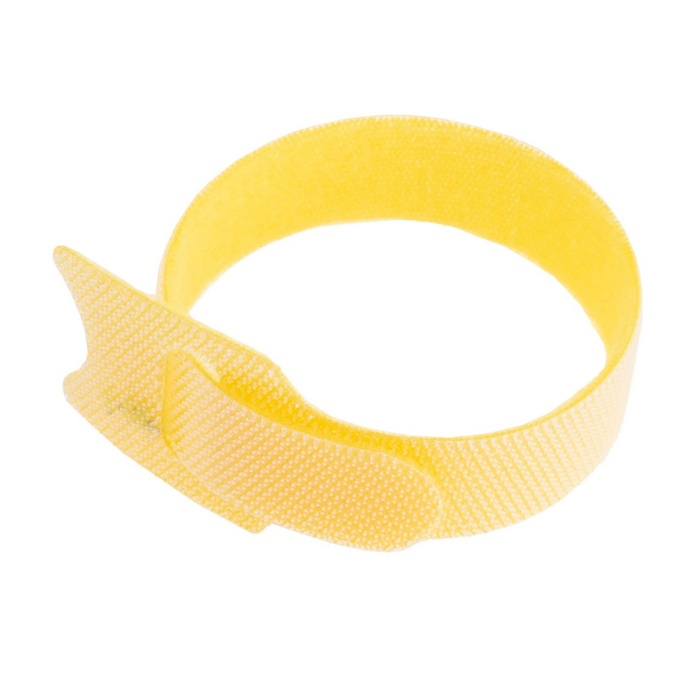 Стяжка текстильна жовта для проводів 1шт. 150x12mm. ZXRXQ04YE60 Стяжка текстильна жовта для проводів 1шт. 150x12mm. ZXRXQ04YE60
