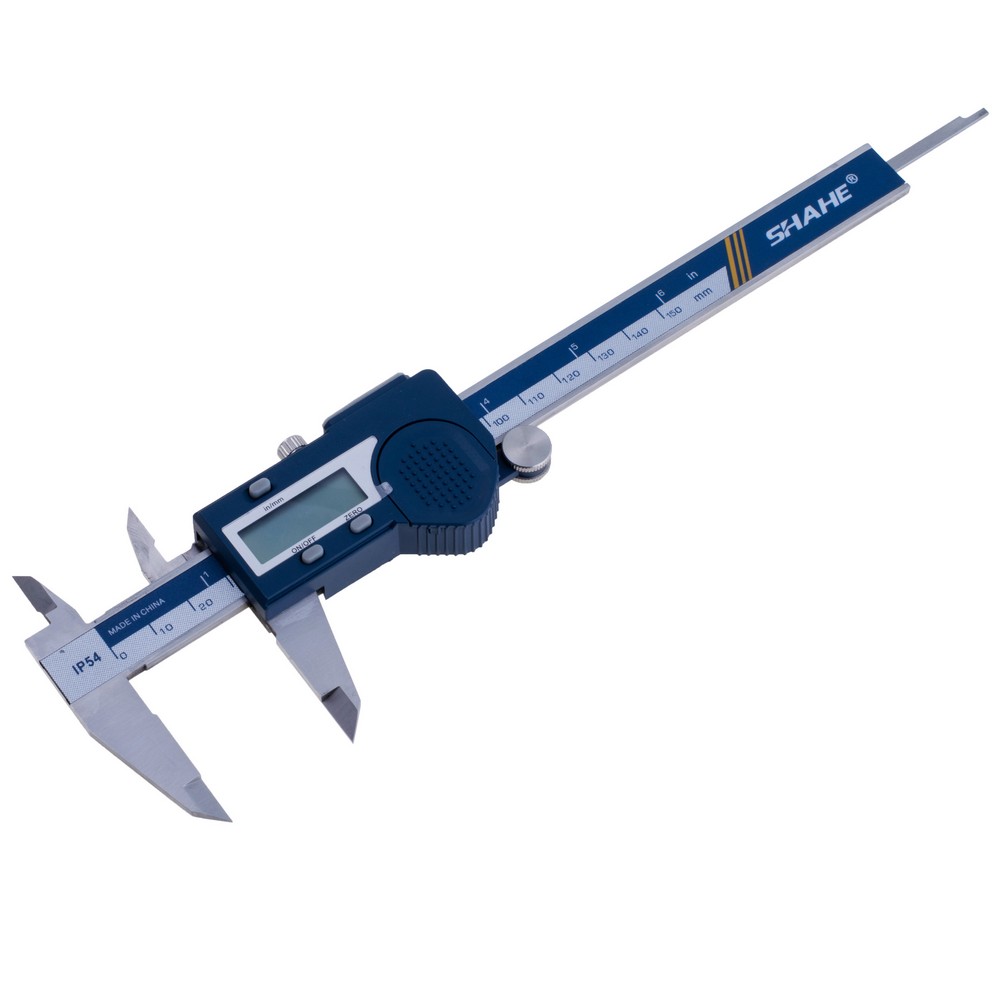 Штангенциркуль електронний Shahe 5112-150 з бігунком Штангенциркуль електронний Shahe 5112-150 з бігунком