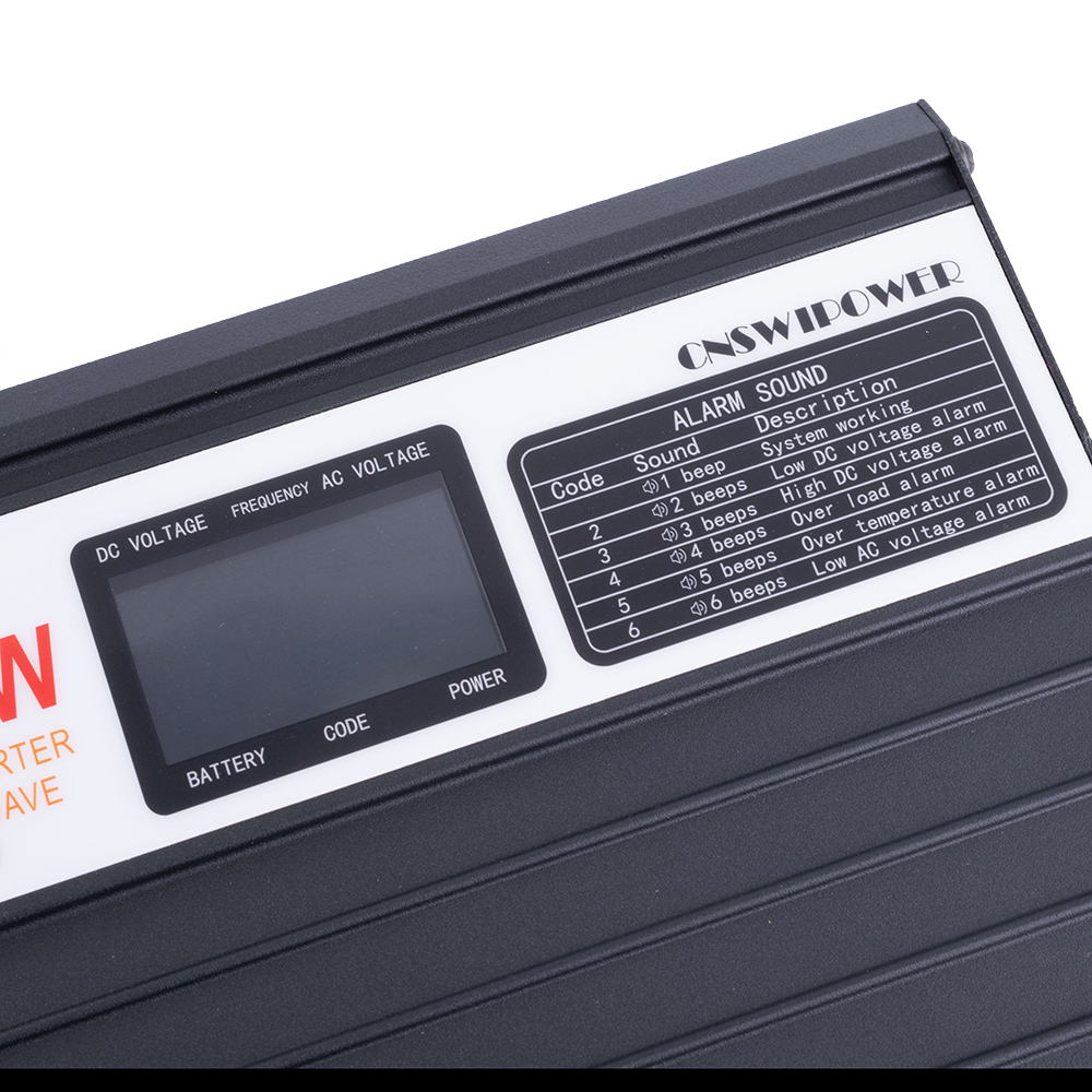 Инвертор 1500W 24V→230V чистая синусоида LCD (SP-1500L24V(LCD) – Swipower)