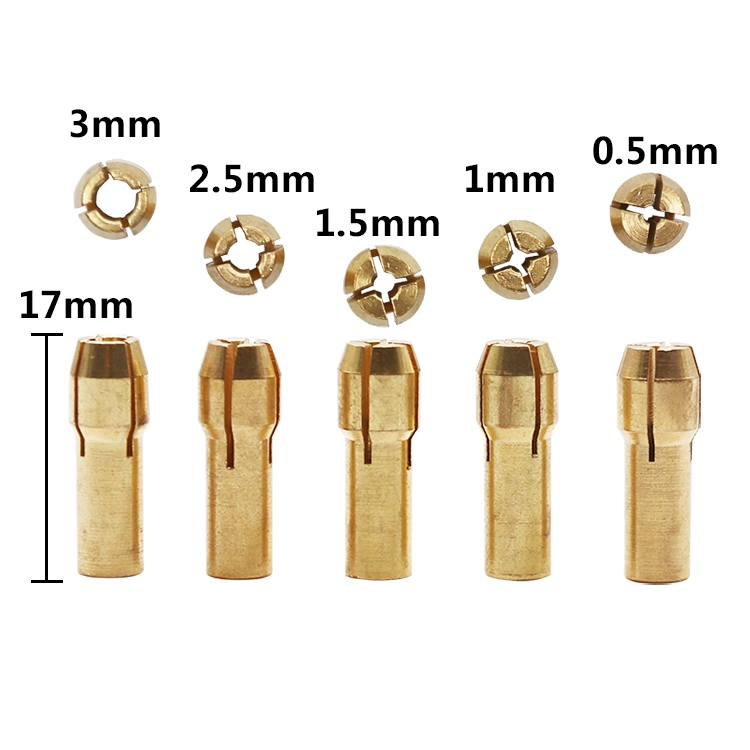 Цанговый патрон + 5 цанг на вал 4,05 микро мотора