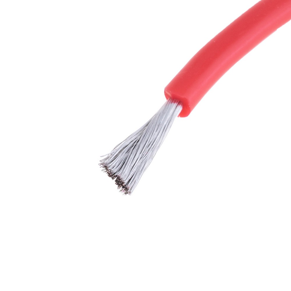 Силіконовий провід 15AWG (1.5mm²-300/0.08TS) червоний Силіконовий провід 15AWG (1.5mm²-300/0.08TS) червоний