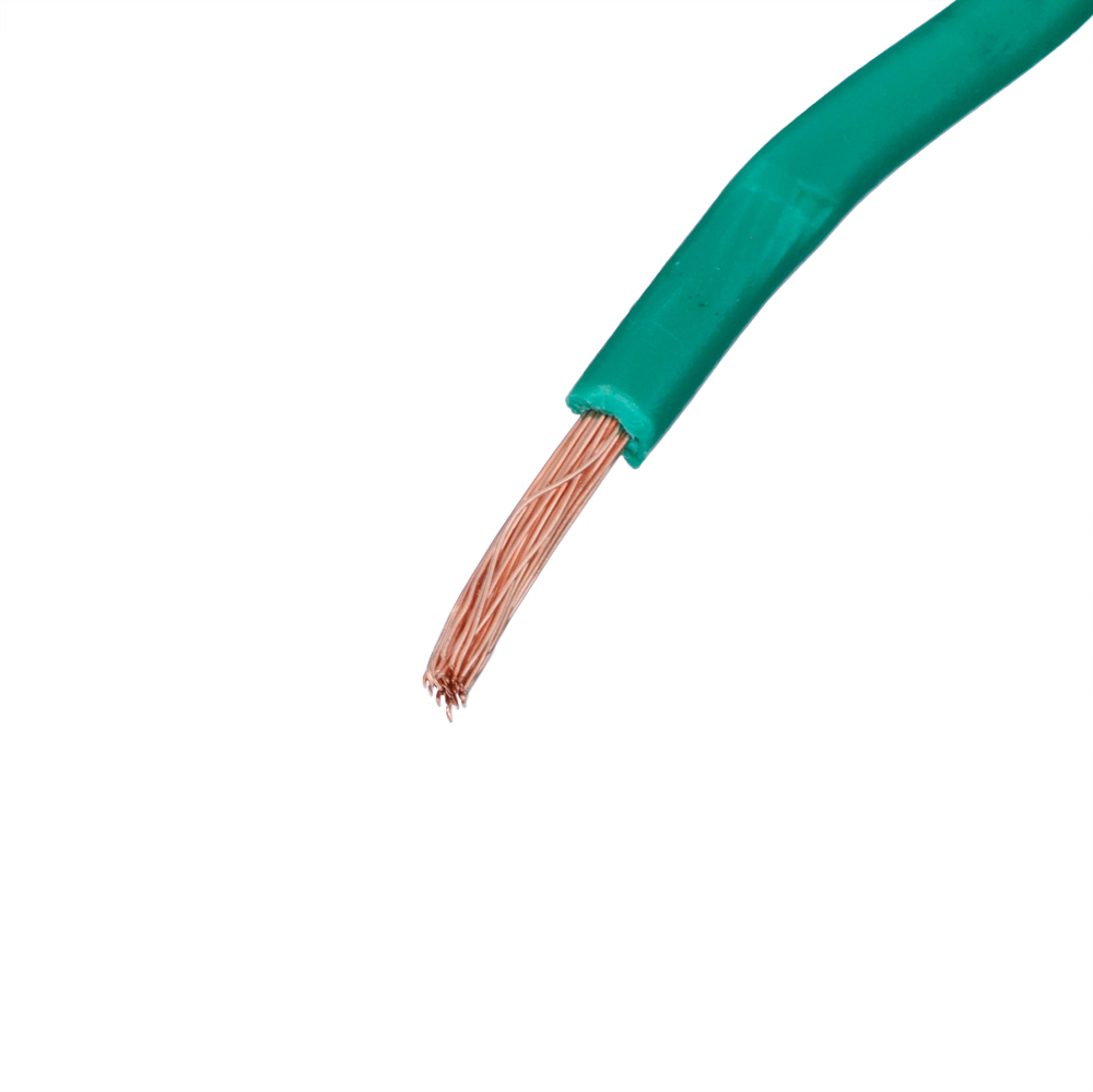 Провод многожильный 1.5mm2 (16AWG/48xD0.20мм, медь, PVC), зеленый