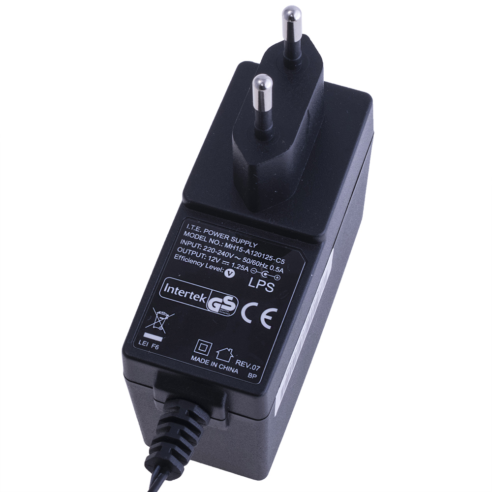 Блок живлення з вилкою 15W 12V, роз'єм:2.1x5.5мм, ADS18B-B 120100Блок живлення з вилкою 12W 12V, роз'єм:2.1x5.5мм, ADS18B-B 120100 Блок живлення з вилкою 12W 15V, роз'єм:2.1x5.5мм, MH15-A120125-C5