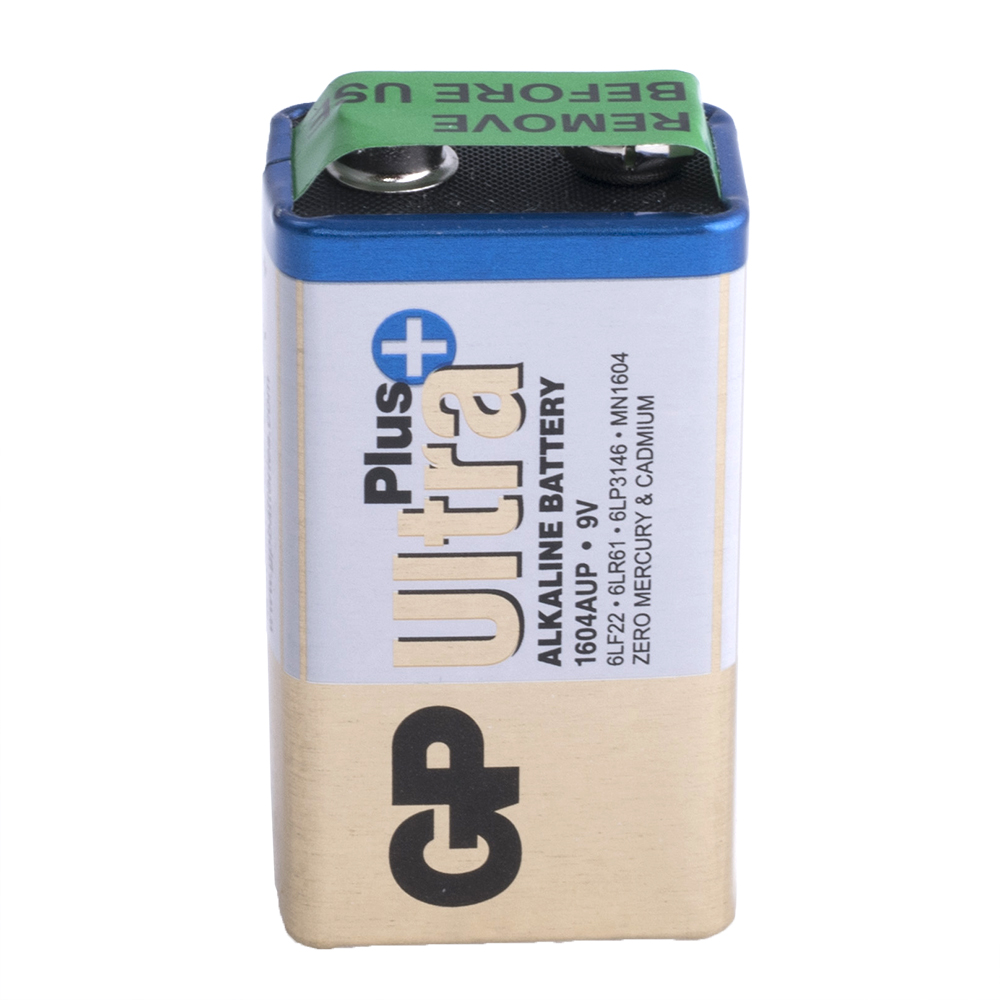 Batt. 1604AUP alkalisch, 6LF22, 6L61 (Krone) 9V, GP, U-1 Batt. 1604AUP alkalisch, 6LF22, 6L61 (Krone) 9V, GP, U-1