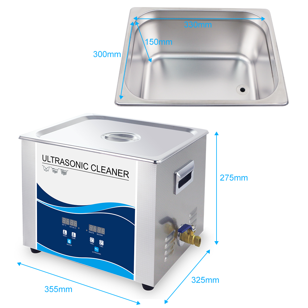 Ультразвуковой очиститель-ванна 15л 540Вт/40kHz c подогревом 450Вт (GS0915 – Granbo)