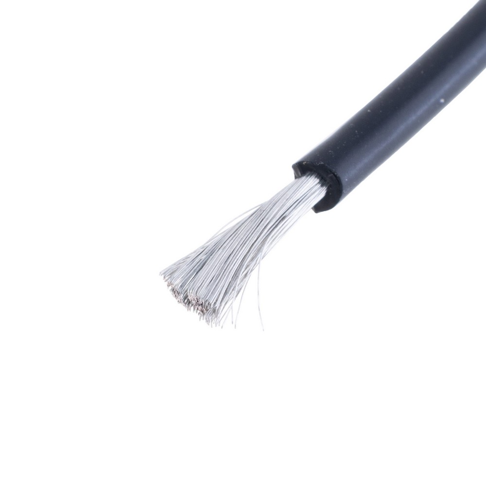 Силіконовий провід 17AWG (1.05mm²-210/0.08TS) чорний Силіконовий провід 17AWG (1.05mm²-210/0.08TS) чорний