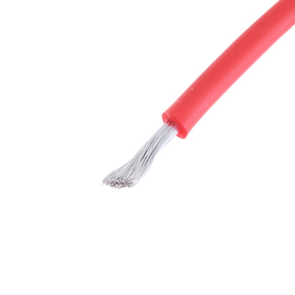 Силіконовий провід 17AWG (1.05mm²-210/0.08TS) червоний Силіконовий провід 17AWG (1.05mm²-210/0.08TS) червоний