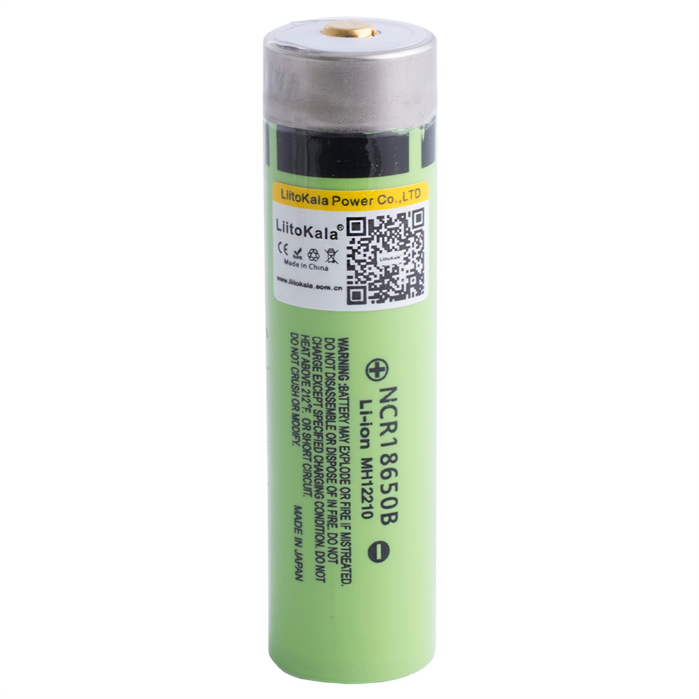 Аккумулятор 18650 Liitokala USB-34B 3,7V 3400 mAh + PCB