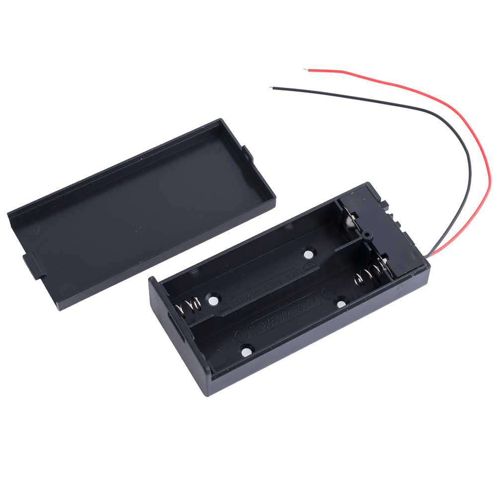 Batteriefach für 18650 mit Deckel (S-18650X2) Batteriefach für 18650 mit Deckel (S-18650X2)