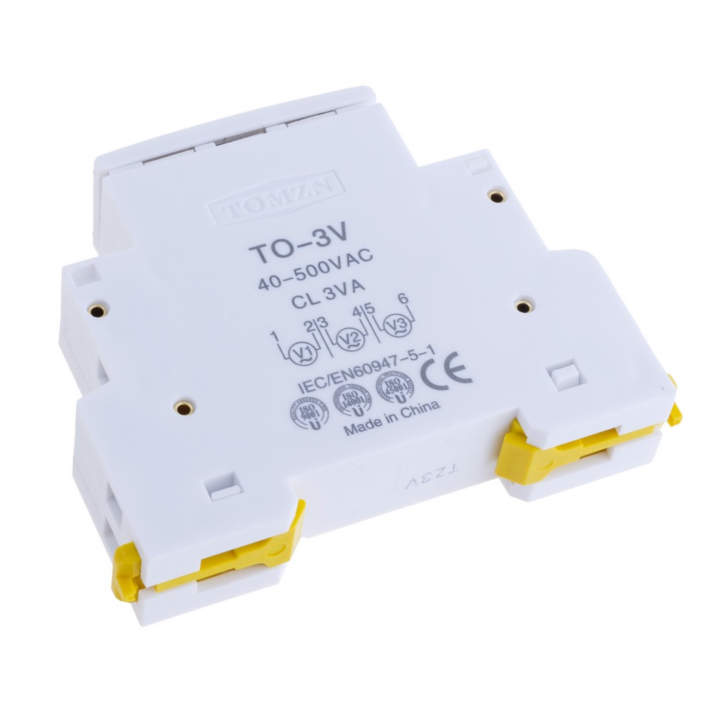 18mm Voltage Meter AC 40-500V TO-3V Not Transparent(TOMZN)