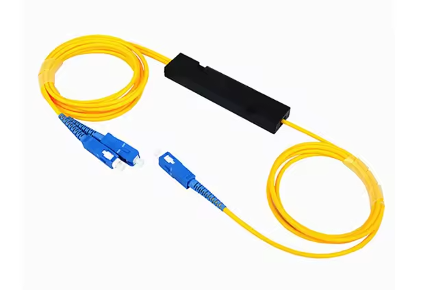 Спліттер оптичний 1x2 SC/UPC, одномодовий, для FTTH/мереж PON