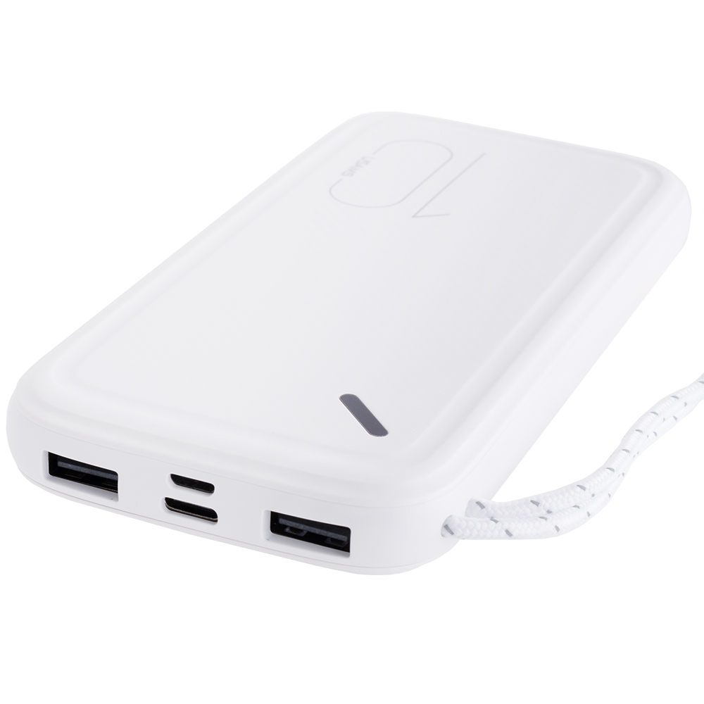 Power Bank 10000mAh 37Wh (Rated Capacity: 6000mAh) US-CD150 PB56 белый (USAMS)