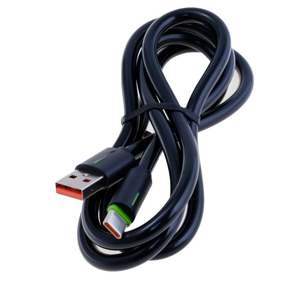 SJ732 Type-C 3A Bicolor  Charging & Data Cable --YR Series 1m (SJ732USB01 Black – USAMS)