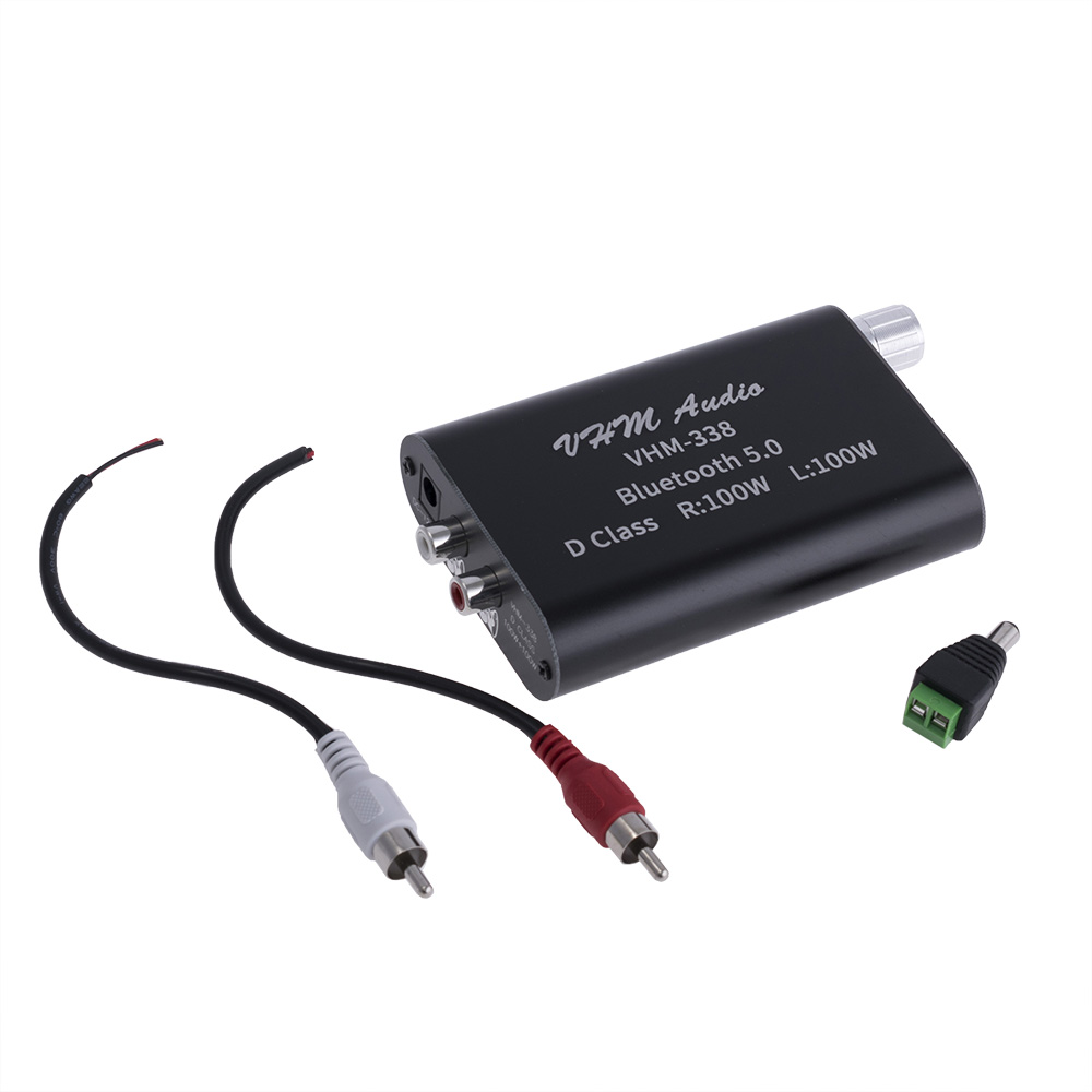 Компактный усилитель мощности 2х100 Вт, Bluetooth 5.0 (VHM338) Компактный усилитель мощности 2х100 Вт, Bluetooth 5.0 (VHM338)
