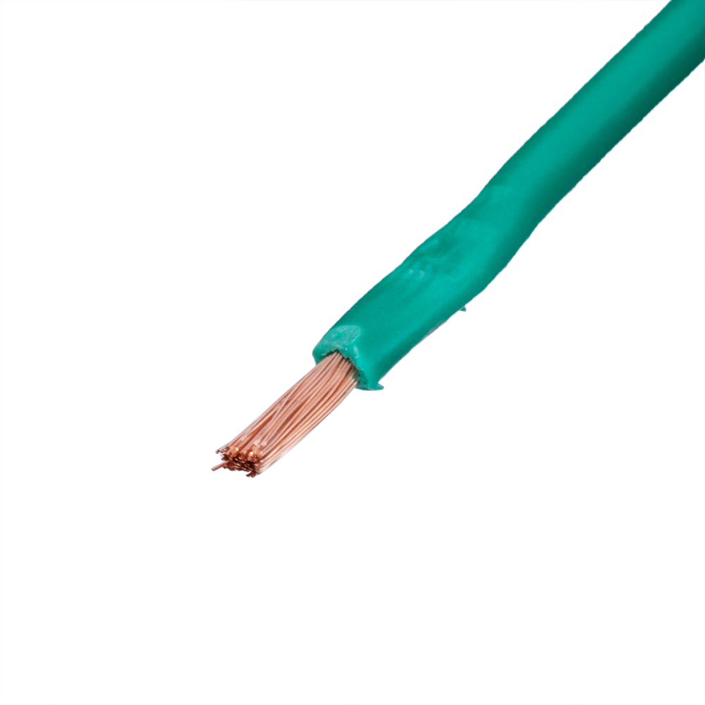 Провод многожильный 2.5mm2 (14AWG/77xD0.20мм, медь, PVC), зеленый
