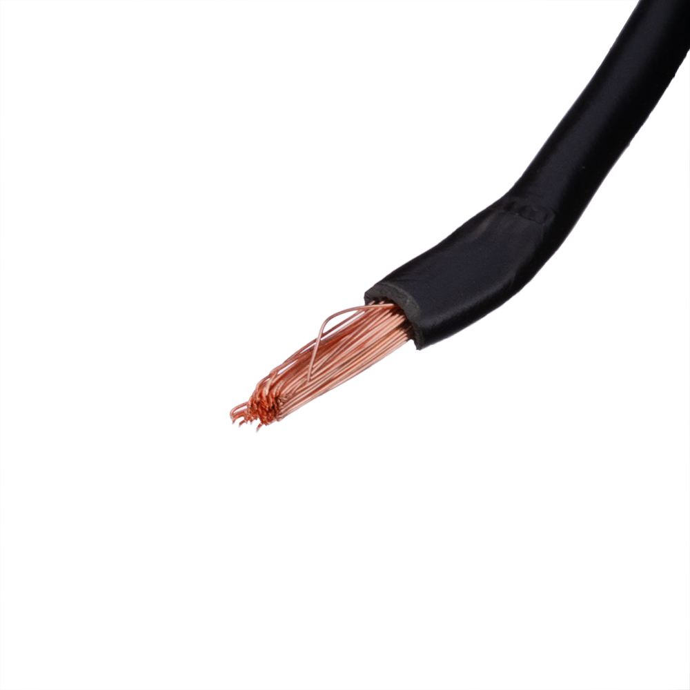 Провод многожильный 2.5mm2 (14AWG/77xD0.20мм, медь, PVC), черный