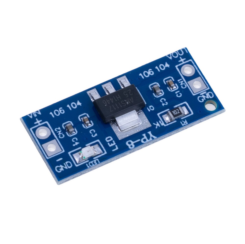 Модуль стабілізатор напруги 2,5V на і/с AMS1117-2,5V Модуль стабілізатор напруги 2,5V на і/с AMS1117-2,5V