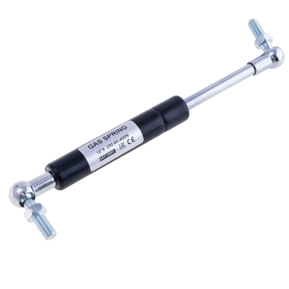 Газовий амортизатор, міжосьова відстань 200мм, сила 400N, тип "A", 18*8, 200-60-400N-A
