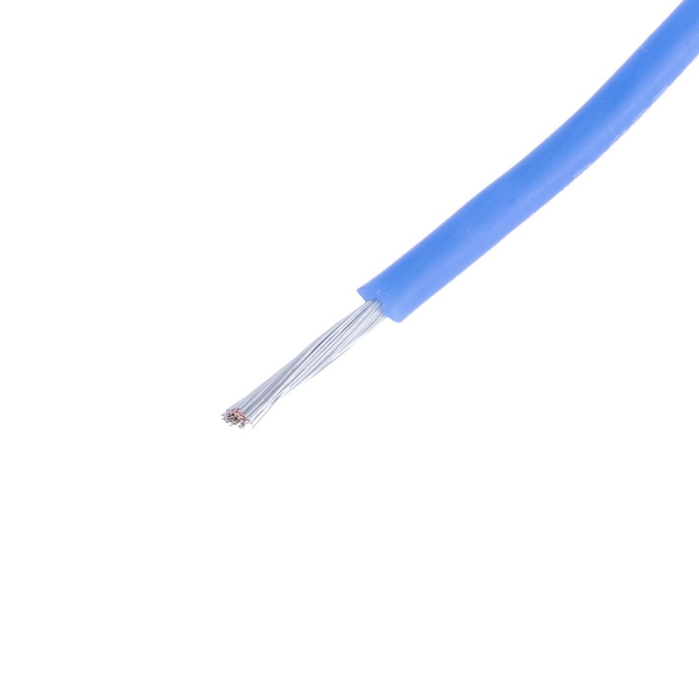 Силіконовий провід 20AWG (0.5mm² 100/0.08TS) синій