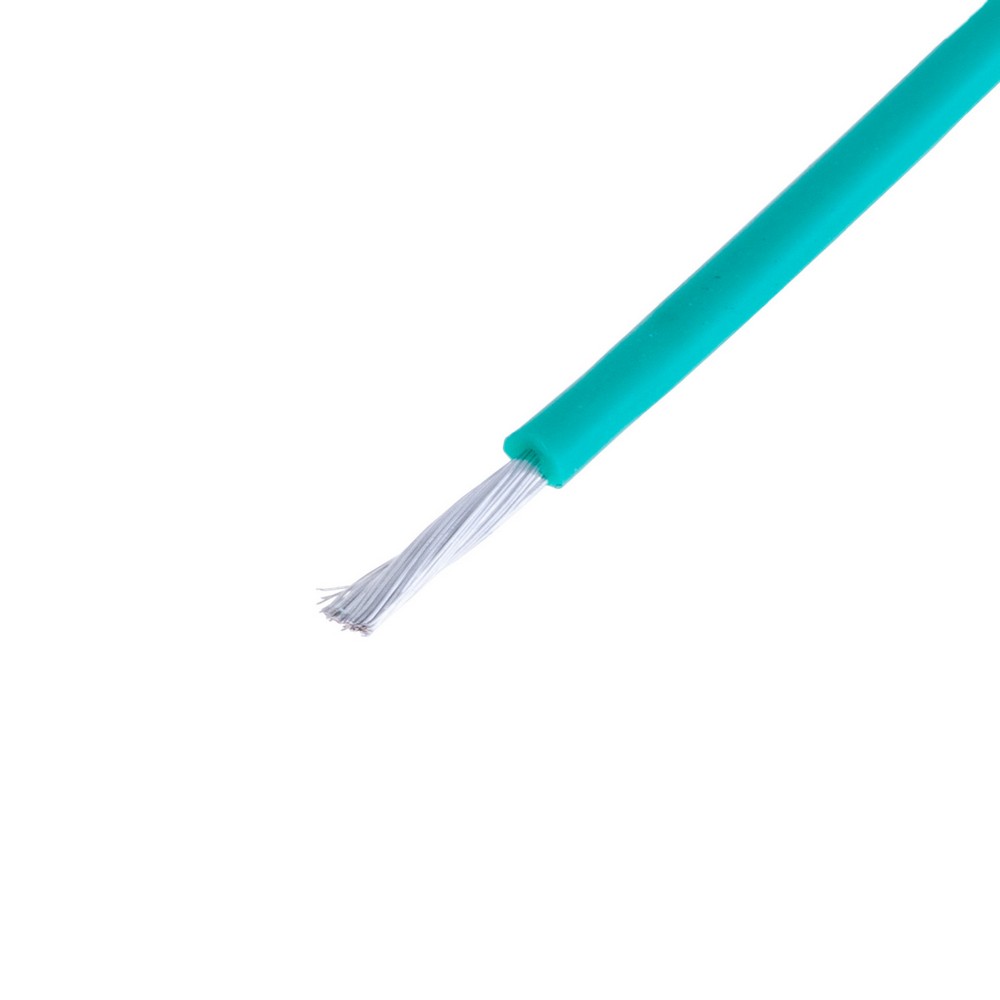 Силіконовий провід 20AWG (0.5mm² 100/0.08TS) зелений