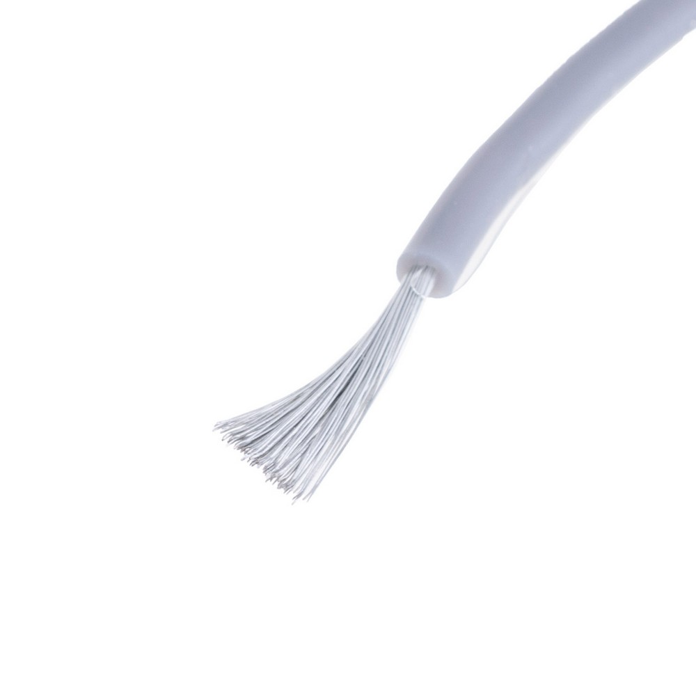 Силіконовий провід 20AWG (0.5mm²-100/0.08TS) сірий Силіконовий провід 20AWG (0.5mm²-100/0.08TS) сірий